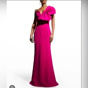 Jovani Strapless Column Gown w/ Bow - Size: 4